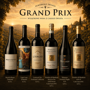 Zestaw Win Zinfandel & Primitivo 100% – 6 Butelek (Oszczędzasz 50 zł)