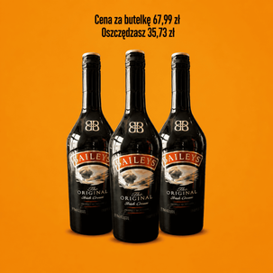 LIKIER BAILEY'S 17% 0,7L IRISH CREAM - 3 butelki