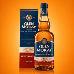 WHISKY GLEN MORAY SHERRY CASK 40%  0.7L