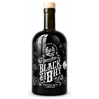 PIRATE'S GROG BLACK EI8HT COFFEE  25% 0,5L