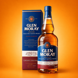 WHISKY GLEN MORAY CABERNET CASK 40% 0,7L