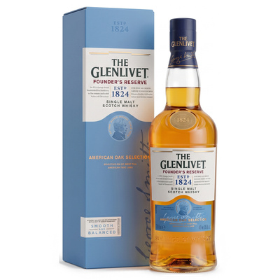 WHISKY GLENLIVET FOUNDER'S RESERVE  40%  0.7L