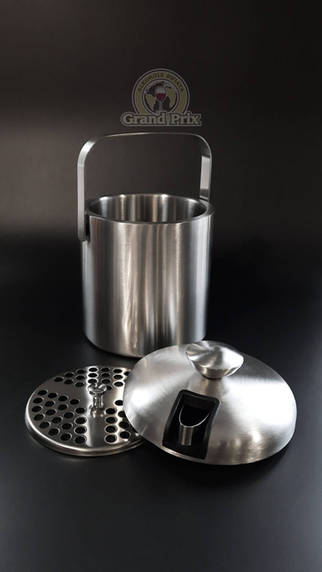 Wiaderko do lodu 1,3L, pojemnik na lód i szczypce