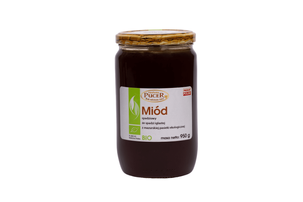 MIÓD PUCER SPADZIOWY ZE SPADZI IGLASTEJ EKO 950g
