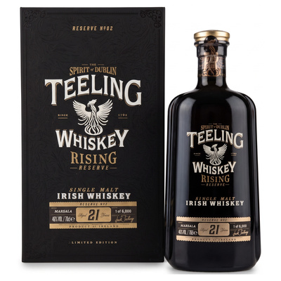 Whisky Teeling Rising Reserve 21 Years + GB 46% 0,7l