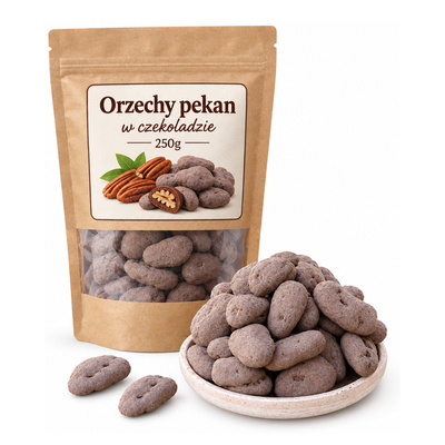 Orzechy pekan w czekoladzie 250g