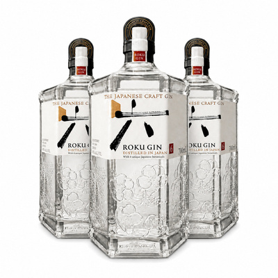Gin ROKU 43% 0,7L 3 butelki