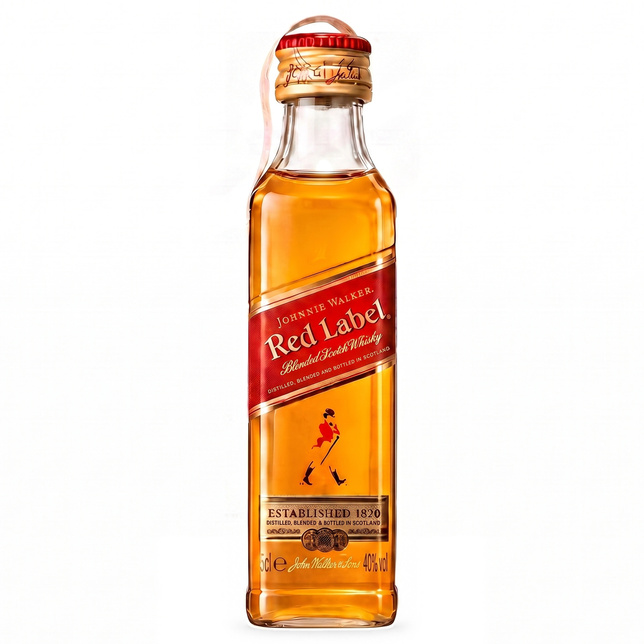 Mini WHISKY JOHNNIE WALKER RED LABEL 40% 50ML
