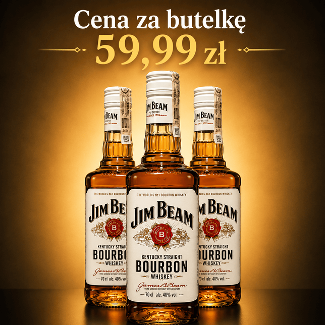 Bourbon Jim Beam 0,7 l 3 butelki