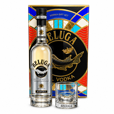 BELUGA NOBLE 40% 0,7 L + GLASS
