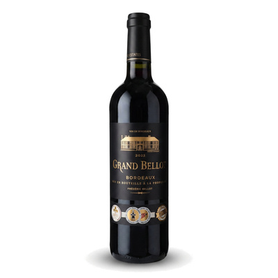 Wino Grand Bellot Rouge Bordeaux AOC 0,75 L
