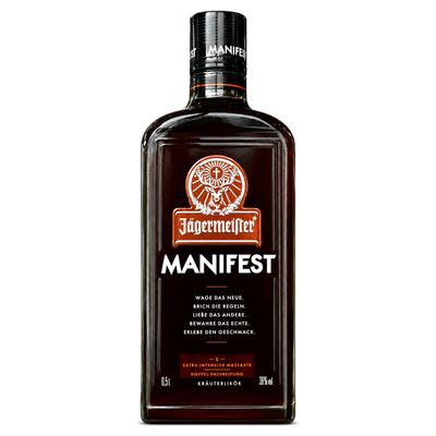 LIKIER JAGERMEISTER MANIFEST 38% 0,5L