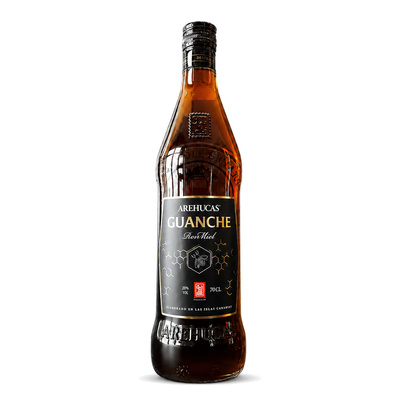 RUM AREHUCAS GUANCHE MIEL HONIG  20%  0,7L