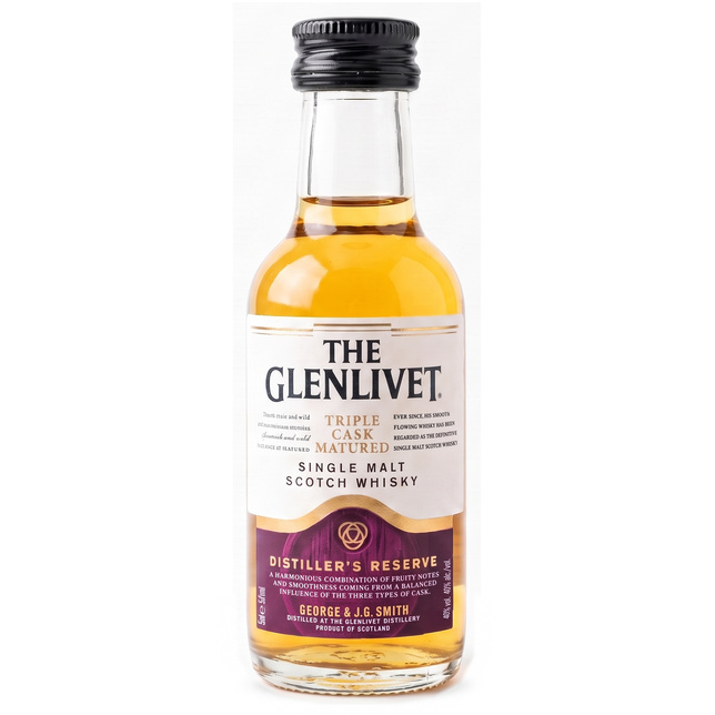 Mini WHISKY GLENLIVET TRIPLE CASK 40% 50ML