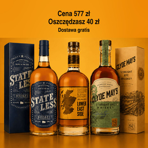 Zestaw Degustacyjny American Whiskey Premium – Koktajle i Degustacja