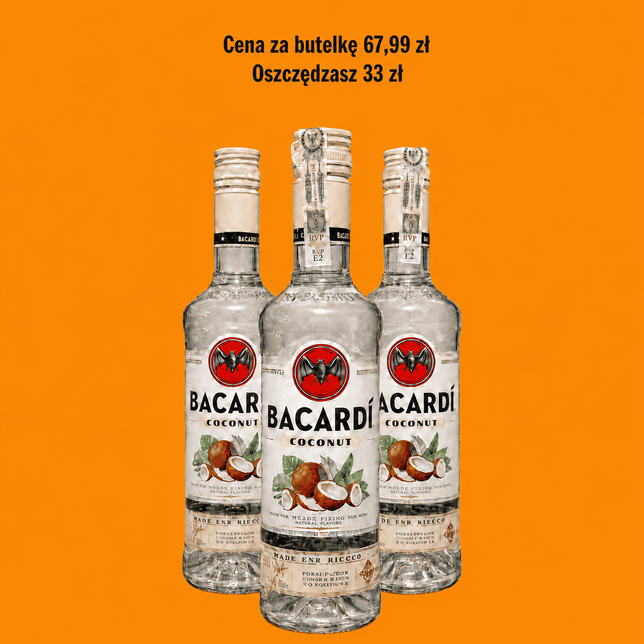Rum BACARDI Cocconut 32% 0,7l 3 butelki
