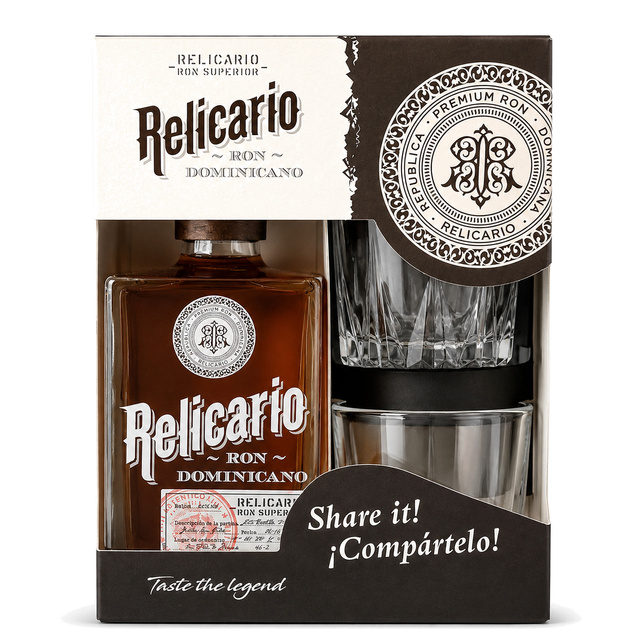 RELICARIO SUPERIOR 40% 0,7L+SZKLANKI