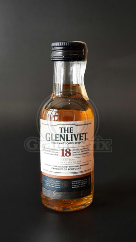 Mini WHISKY GLENLIVET 18YO 43% 50ML