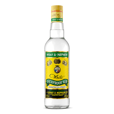 RUM APPLETON WRAY &amp; NEPHEW'S OVERPROOF 63%  0,7L