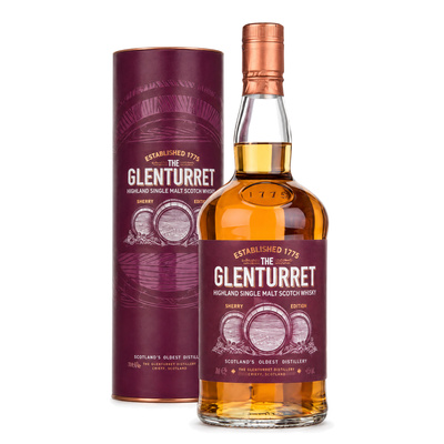 GLENTURRET SHERRY 43%  0,7L