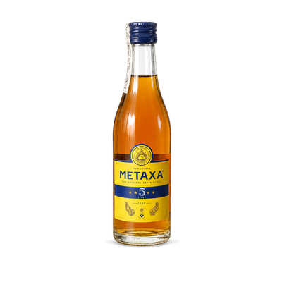 Mini Brandy Metaxa 5* 0,05 liter 38%