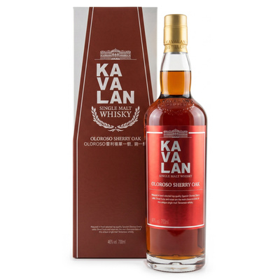 WHISKY KAVALAN SINGLE MALT SHERRY OAK 46% 0.7L