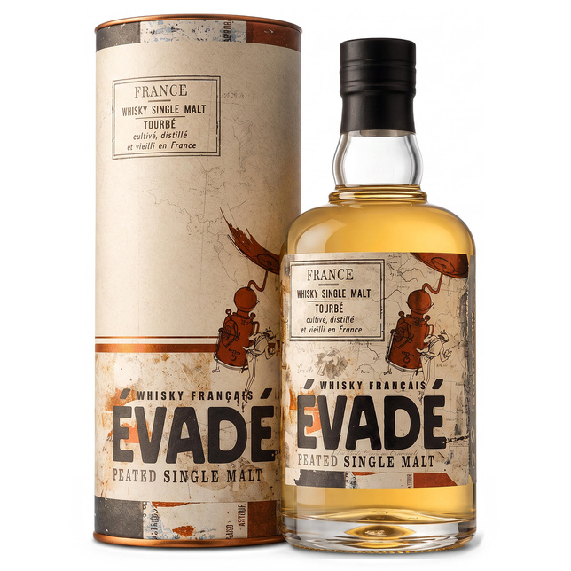 Whisky EVADE Single Malt Peated 43% 0,7L
