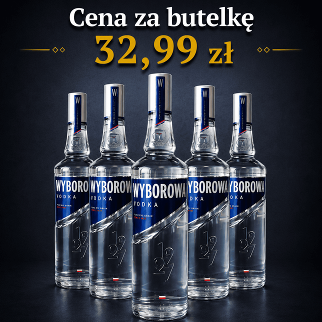 Wódka Wyborowa 0,5l 6 butelek