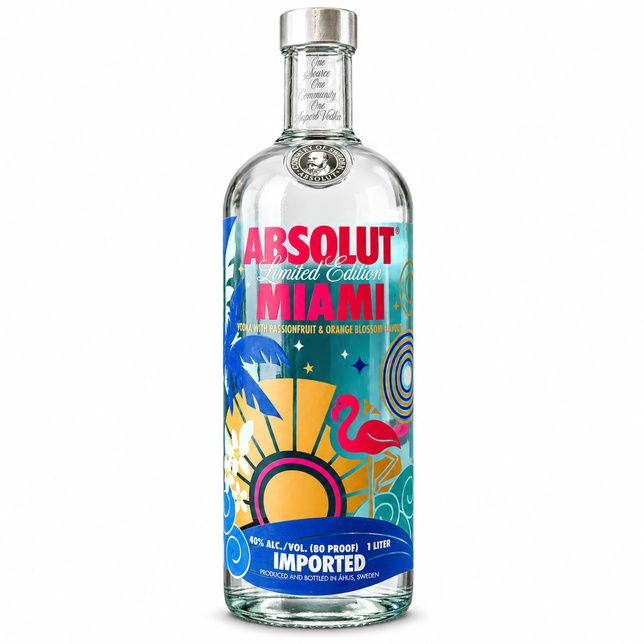 WÓDKA ABSOLUT MIAMI 40% 1L