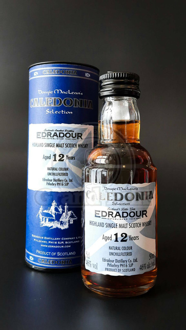 MINI WHI. EDRADOUR CALEDONIA  12YO 46%  50ML