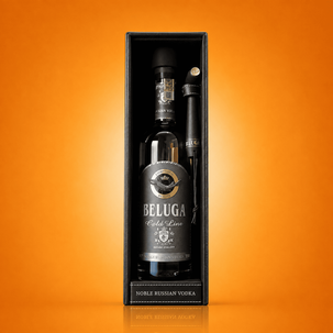BELUGA GOLD LINE 40% + LEATHER CASE 40% 0,7L
