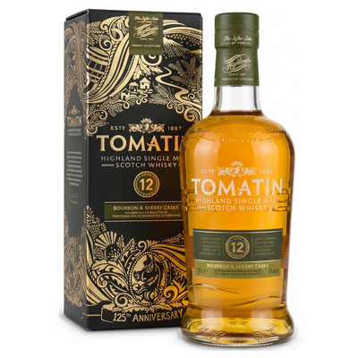 WHISKY TOMATIN 12YO BOURBON & SHERRY CASK 43% 0.7L