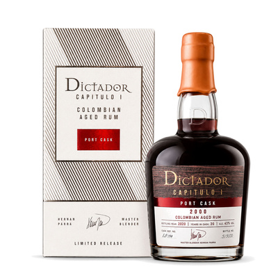RUM DICTADOR CAPITULO I PORT CASK 20YO 43% 0,7L