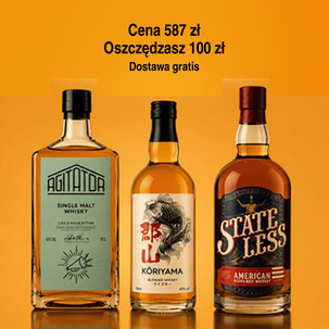 Zestaw Degustacyjny Single Malt Whisky Świata – Trzy Szkoły Produkcji