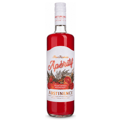 Likier ABSTINANCE Aperitif Bloody Orange 0% 0,75L