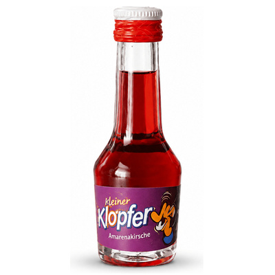 Mini Likier Kleiner Klopfer Johannisbeere 0,02 liter 15%