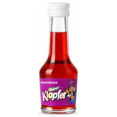 Mini Likier Kleiner Klopfer Aprčs Ski  0,02L Johannisbeere 16%