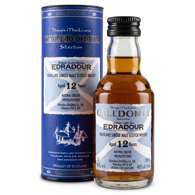 MINI WHI. EDRADOUR CALEDONIA 12YO 46% 50ML