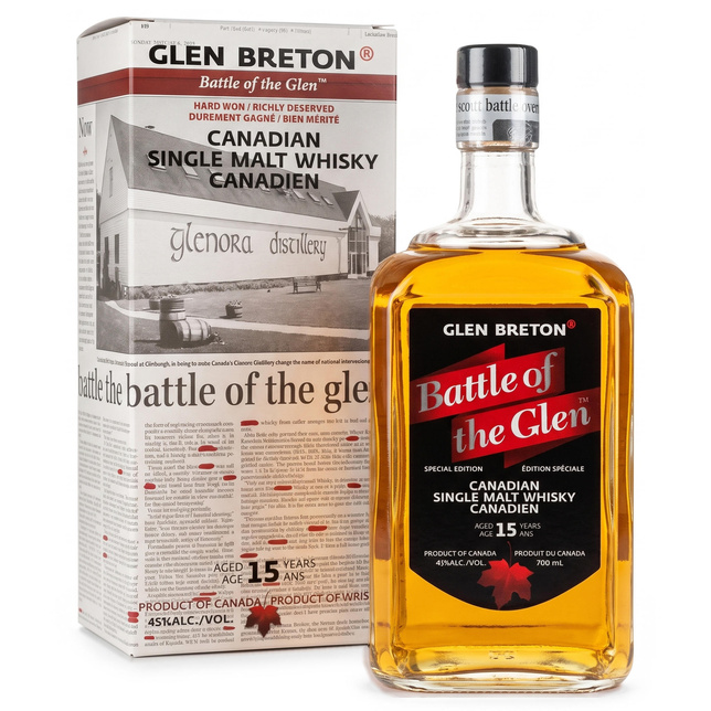 GLEN BRETON 15YO BATTLE OF THE GLEN 43% 0,7L