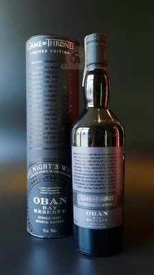 OBAN BAY RESERVE GAME OF THRONES THE NIGHT'S WATCH 43%  0,7L