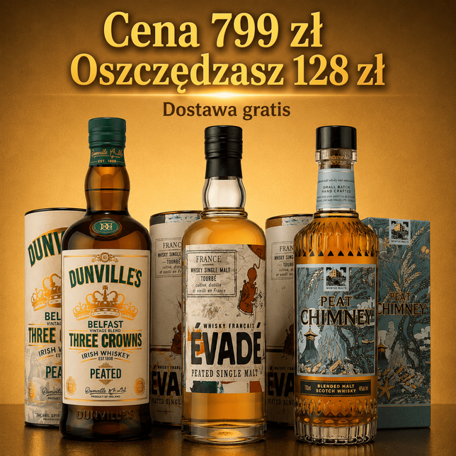 Zestaw Degustacyjny Whisky Torfowej – Trzy Oblicza Torfu