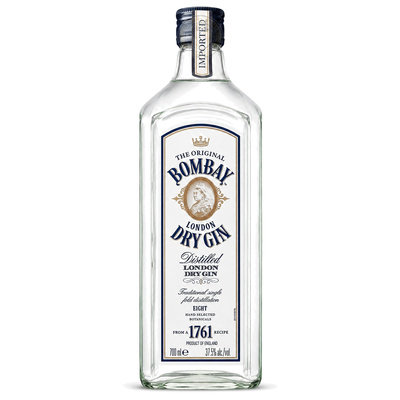 GIN BOMBAY LONDON DRY GIN 37,5%  0,7L