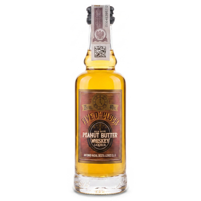 5 O'CLOCK PEANUT BUTTER WHISKEY 35% 40ML