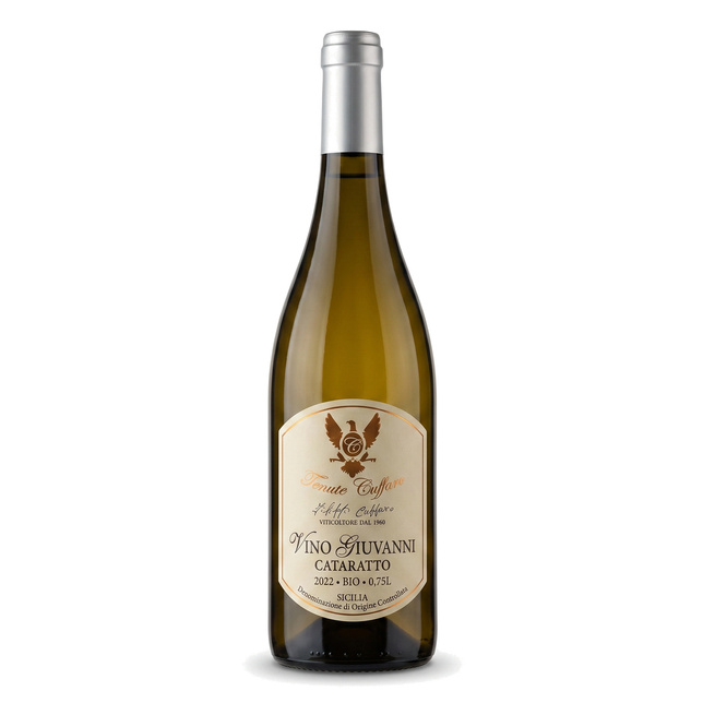 Wino Tenute Cuffaro di Filippo Cuffaro VINO GIUVANNI CATARATTO DOC 2022 BIO 0,75L