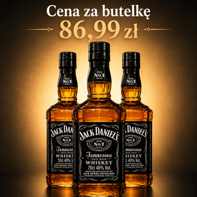 Whisky Jack Daniels 0,7 l 3 butelki