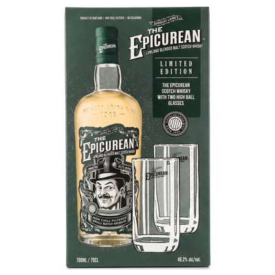 THE EPICUREAN DOUGLAS LAING'S BLEND  46,2%  0,7L + SZKLANKI
