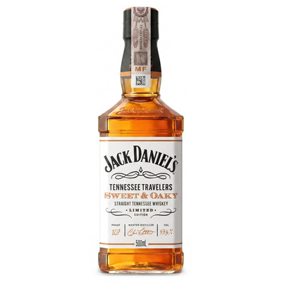 AMERICAN WHISKEY JACK DANIEL'S TRAVELERS SWEET &amp; OAKY 53,5% 0,5L