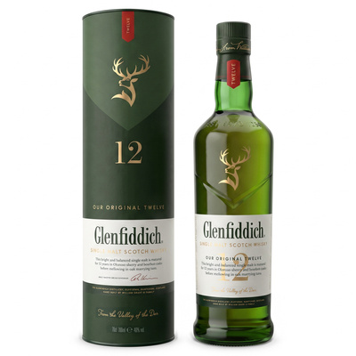 WHISKY GLENFIDDICH 12YO 40% 0,7L