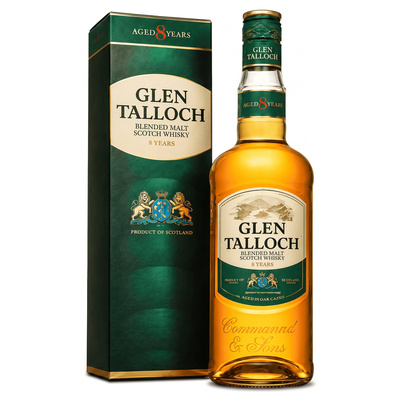 Whisky GLEN TALLOCH 8YO Blended Malt 40% 0,7l