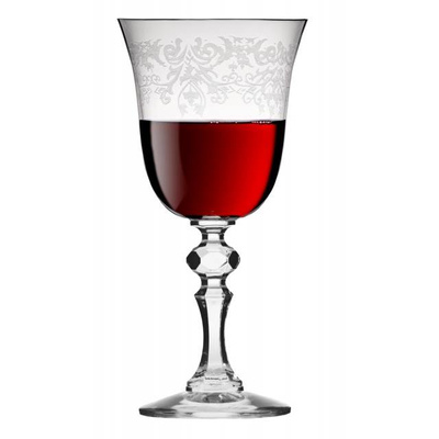 Kieliszek Krista Deco 220 ml 6 szt do wina czerwonego